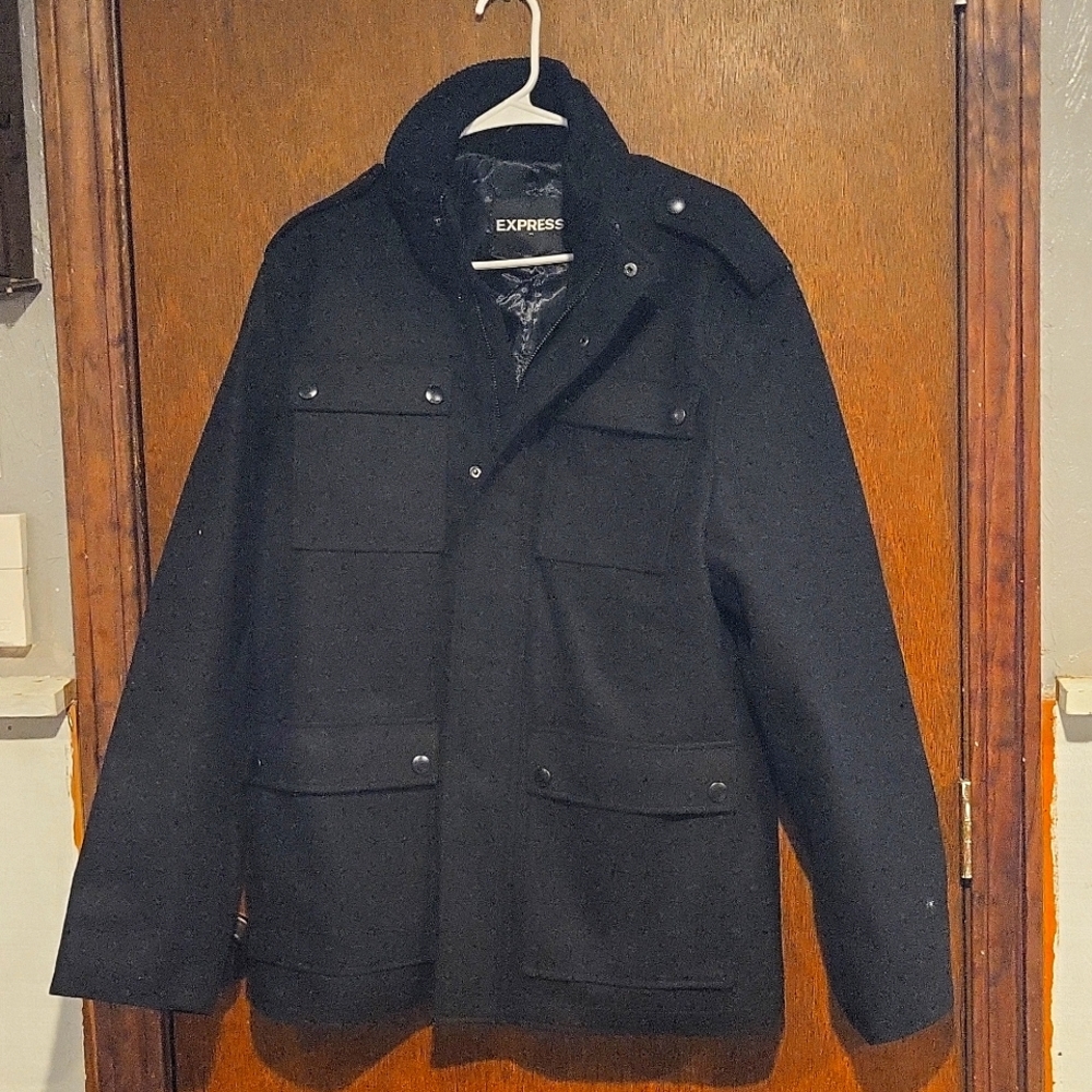 Express black coat
